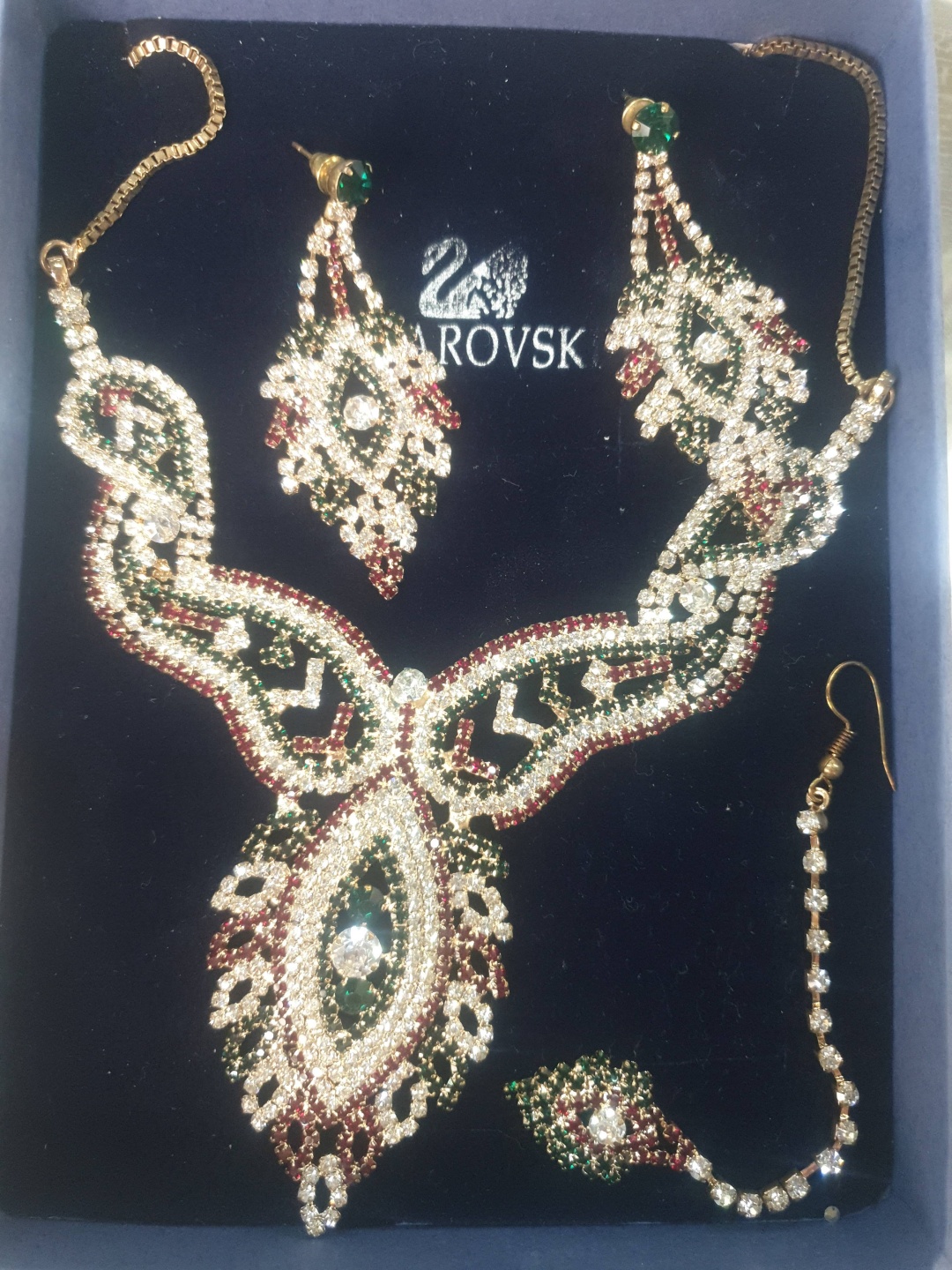 ADAMAS длина 52 см бижутерный сплав, кристаллы Swarovski