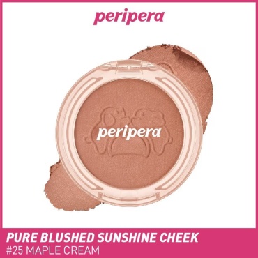 PERIPERA PURE BLUSHED SUNSHINE CHEEK румяна 25 MAPLE CREAM