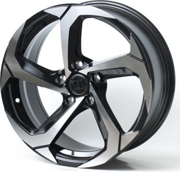 Kipardo GC213 7.5x17/5x110 D73.1 ET38 4 диска черный, серебристый