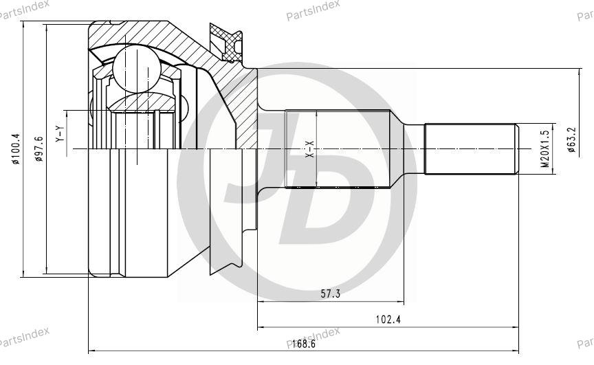 JD ШРУС JCT0217