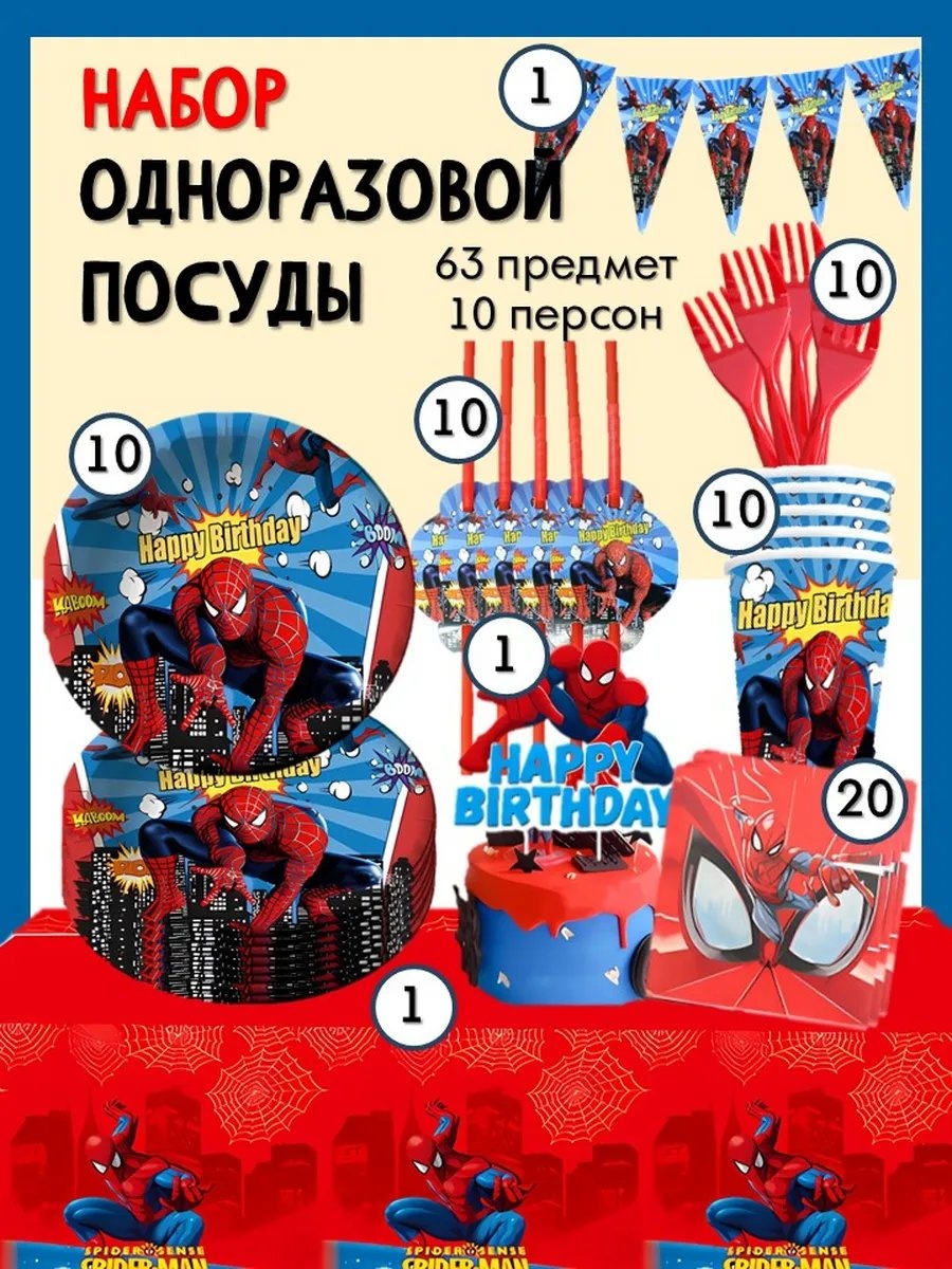 Набор посуды 142497388 красный 81 шт