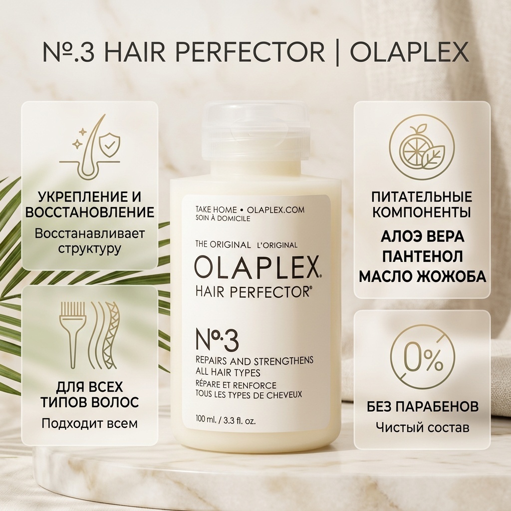 OLAPLEX Nº.3 Hair Perfector, 100 мл крем 100 мл