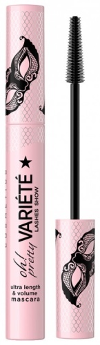 Тушь для ресниц Eveline Cosmetics Lashes show для объема, удлиняющая, подкручивающая черный