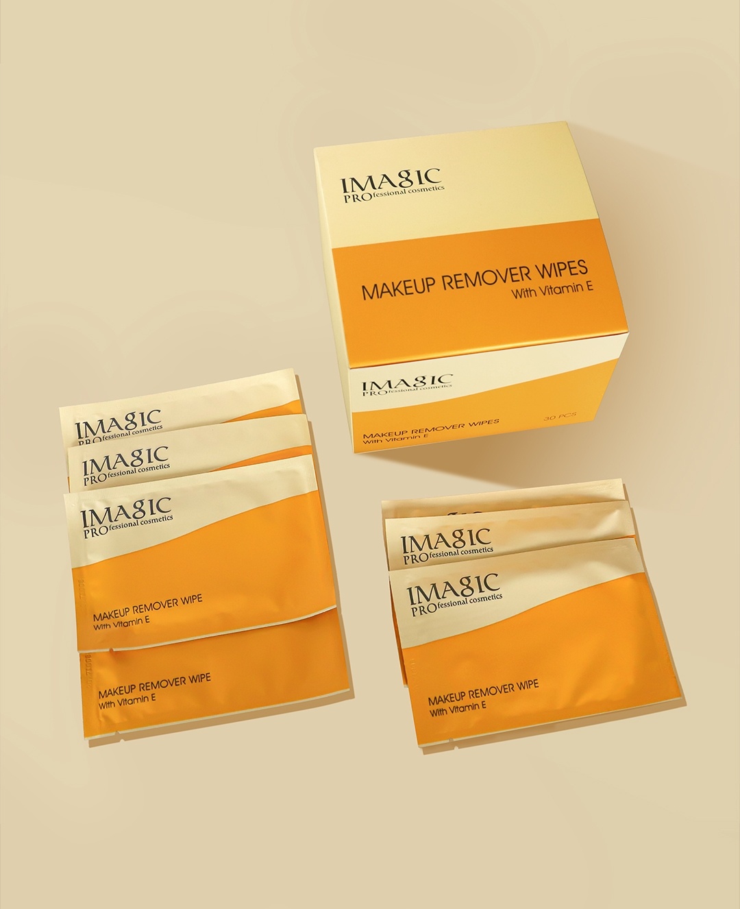 Imagic Makeup Remover Wipes with Vitamin E салфетки для снятия макияжа влажные, хлопковые 30 шт