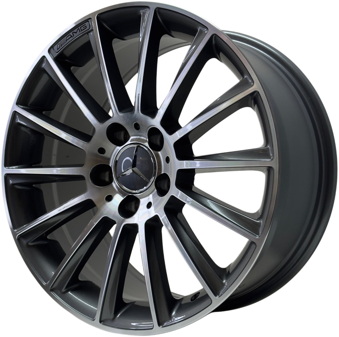 Yixing 0836 WESTWHEELSSHOP 8x17/5x112 D66.6 ET35 4 диска графит, хром