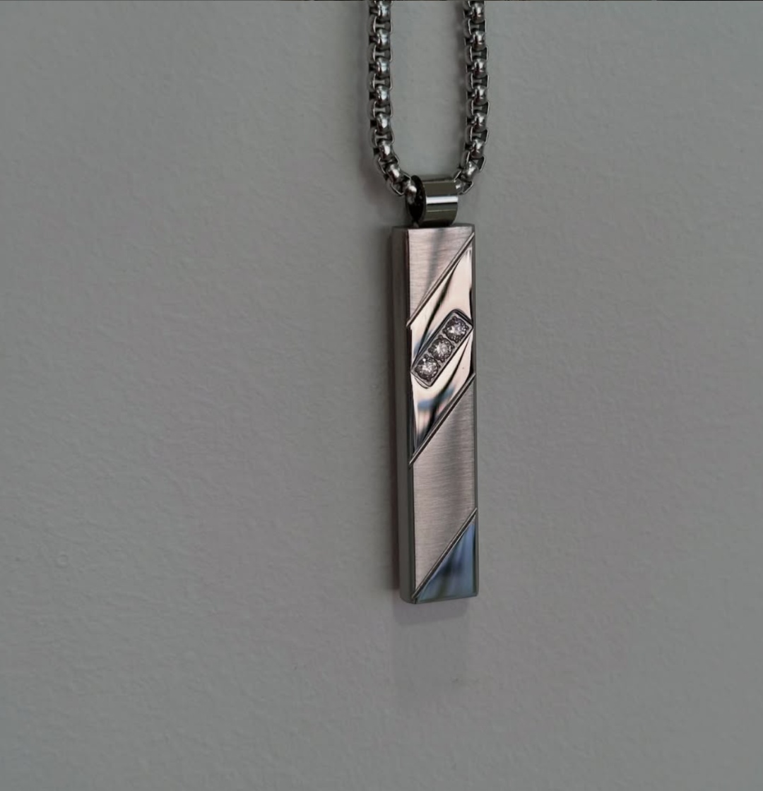 Подвеска CREO jewelry медицинская сталь, цирконий