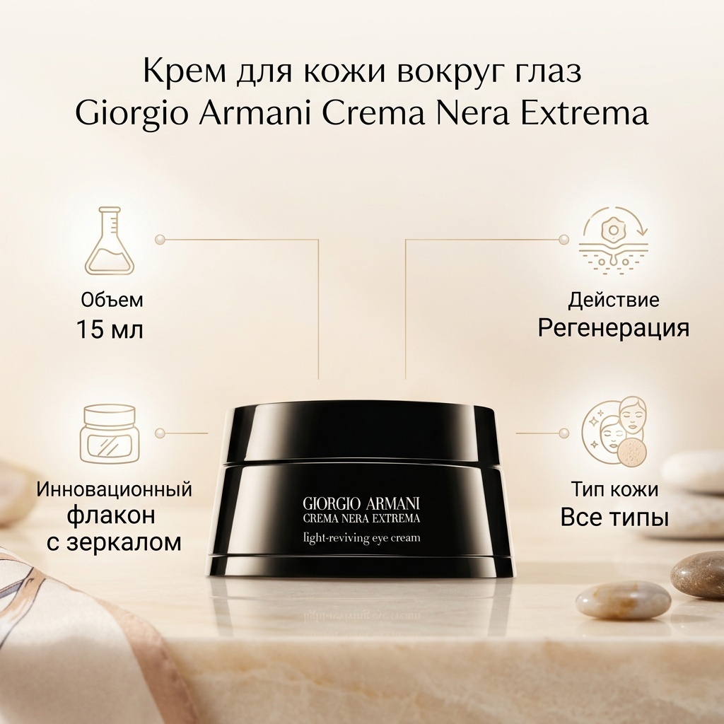 Giorgio Armani крем Crema Nera Extrema для области вокруг глаз 15 мл