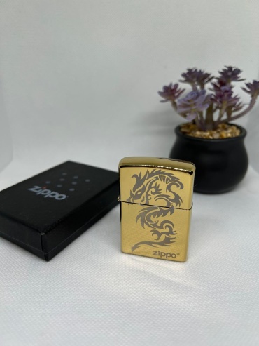Zippo бензиновая зажигалка 016007GOLD, металлический сплав