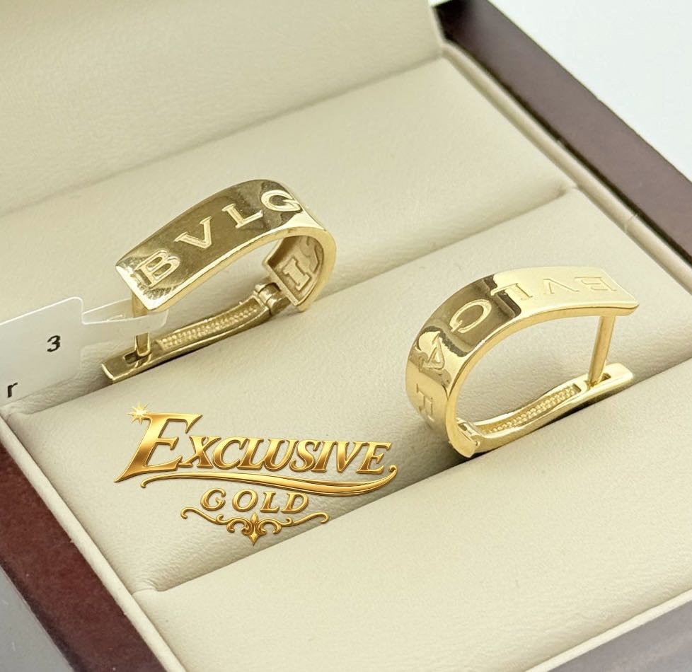 Серьги Exclusive Gold Aij940 вес 2.9 г золото, без вставок