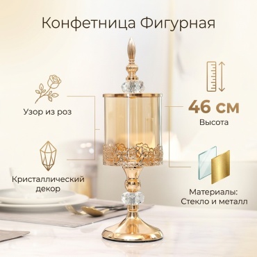 Конфетница 234560 фигурная 1 шт