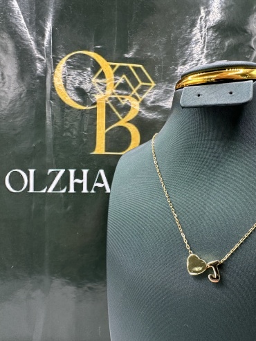 OLZHA BRAND Oa длина 50 см, вес 2.7 г серебро, плетение якорное