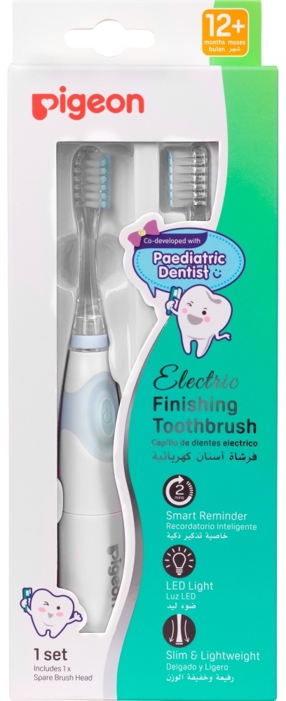 Pigeon механическая щетка Electric Finishing Toothbrus щетина мягкая белый