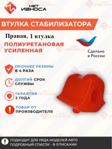 НЕТ ИЗНОСА втулка стабилизатора NB523