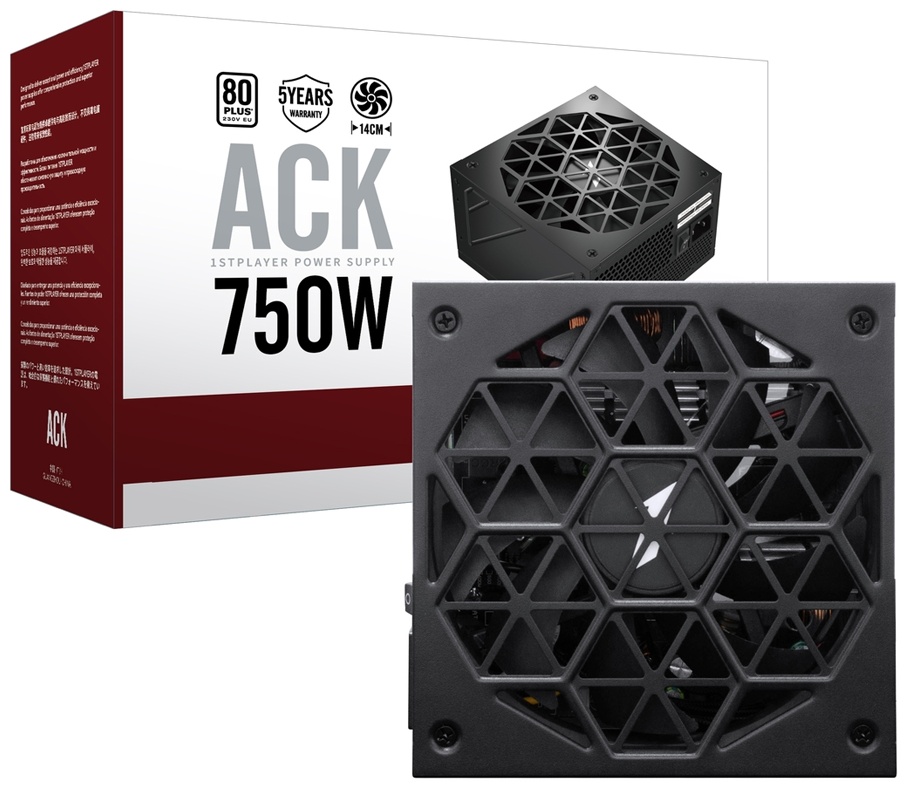 Блок питания 1STPLAYER 750W BA7 BK 750 Вт
