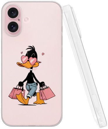 Чехол Mcover для Apple iPhone 16 рисунок
