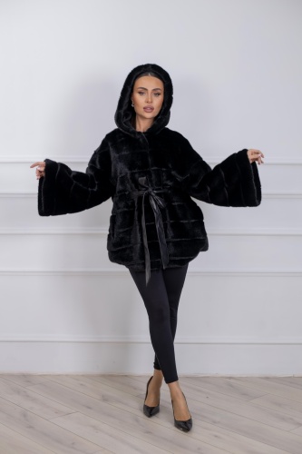 Шуба Granat.Furs черный