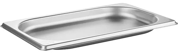 GN гастроемкость 1/4-20, (26.5х16.2 см), глубина 2 см, 0.5L, нерж/сталь, толщина 0.6 мм