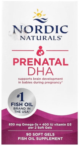NORDIC NATURALS Prenatal DHA 830 мг (для беременных) капсулы 90 шт