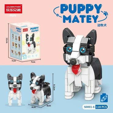 Конструктор LELEBROTHER Puppy matey S0001-6, деталей 118 шт
