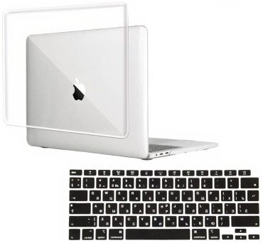 Чехол R-CES MacBook Air 13.6 M2 M3 2022 2023 2024 2025 до 13.6" прозрачный
