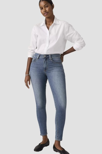 Джинсы скинни Levis синий