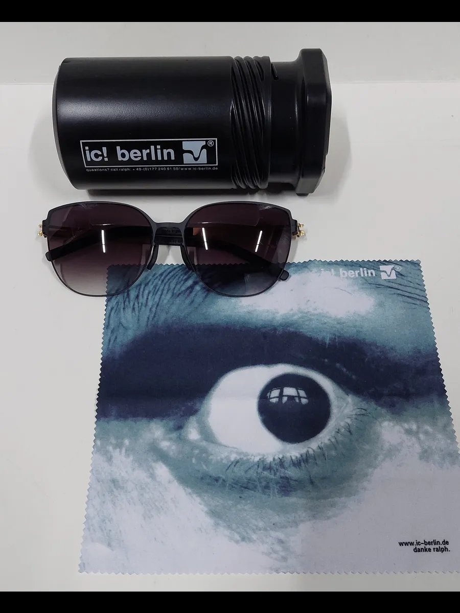Ic!Berlin Айс Берлин солнцезащитные очки нестандартные однотонные