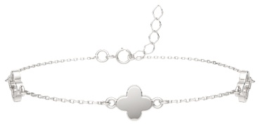 Lucente Silver ZO-0650095_18 длина 18 см, вес 1.95 г серебро, плетение фантазийное