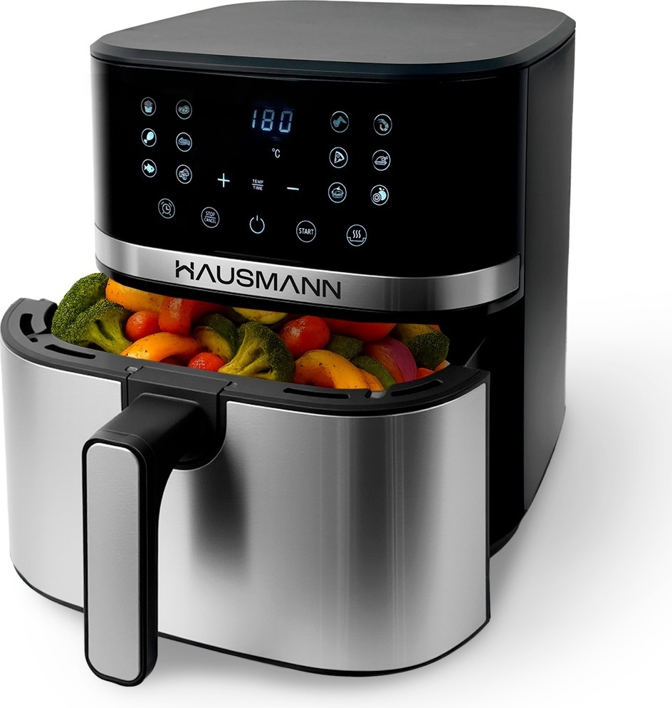 Аэрогриль HAUSMANN HAG-8080 черный, серый