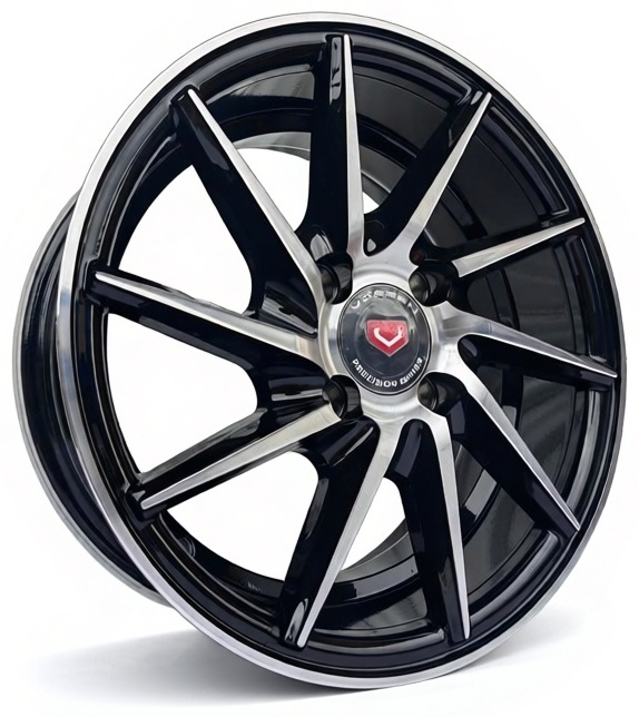 RNO 885 6x14/4x100 D67.1 ET35 4 диска черный, серебристый
