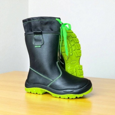 Сапоги MY STEP зеленый, черный