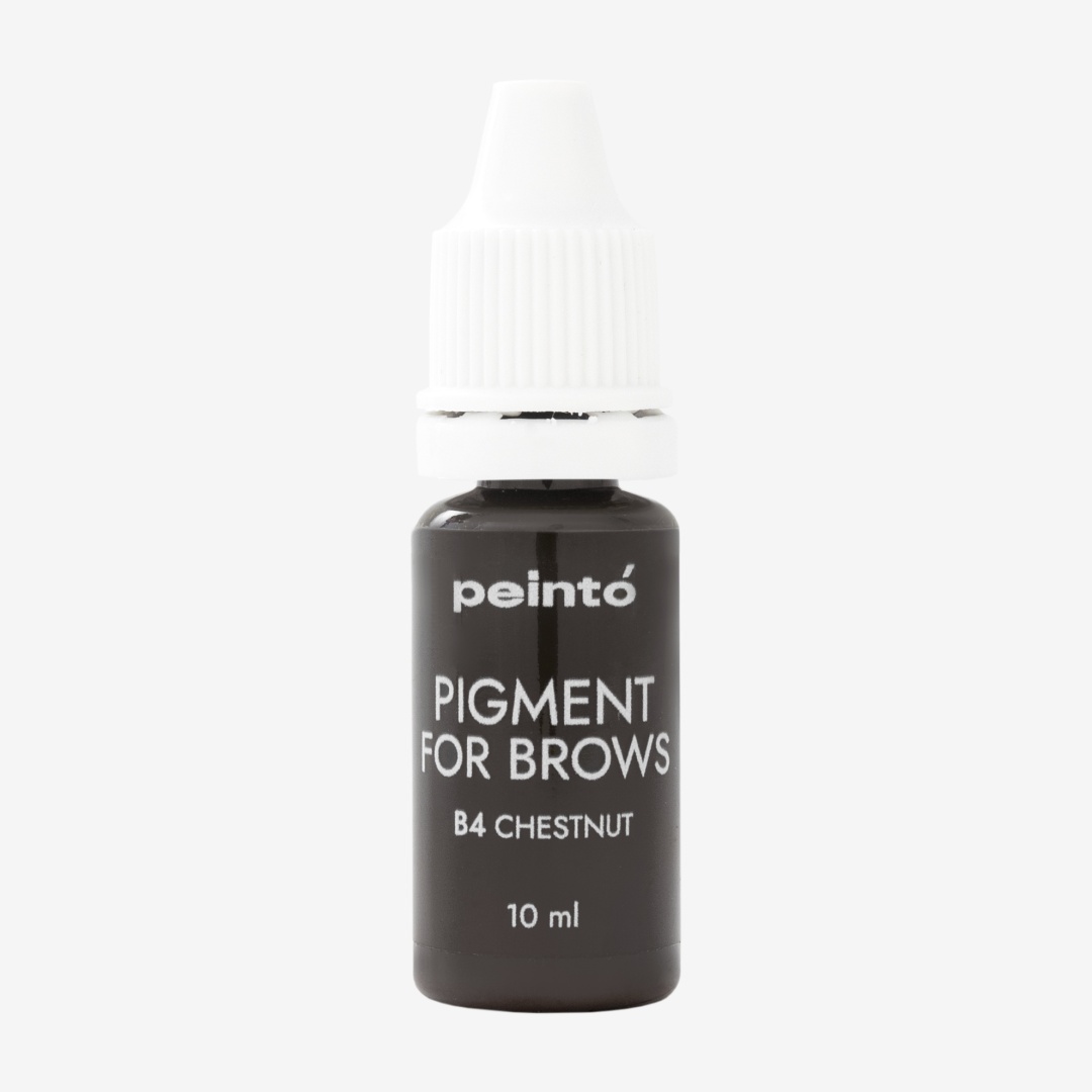 Peinto для бровей B4 Chestnut пигмент каштаново-коричневый 10 мл