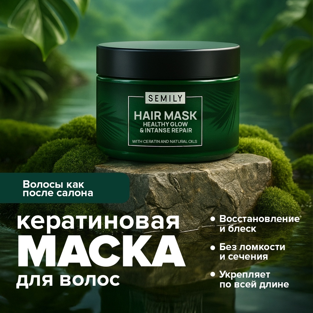 Semily маска кератиновая для волос 300 мл