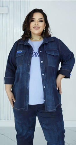 Спортивный костюм Kanykei Fashion синий, сиреневый