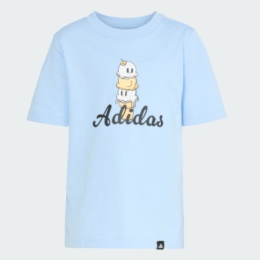 Футболка adidas голубой