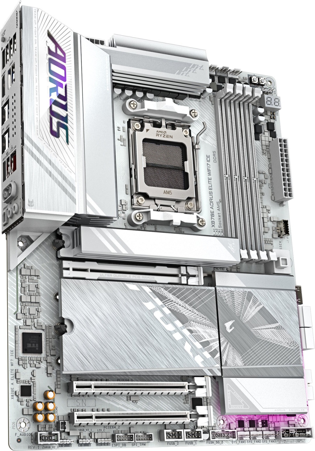 Материнская плата GIGABYTE X870E AORUS ELITE WIFI7 ICE