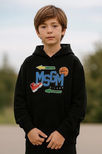 Худи MSGM KID черный