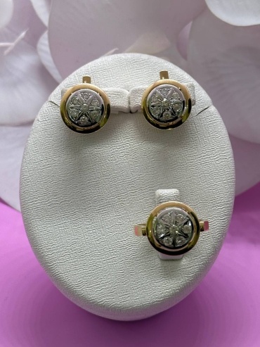 SAR JEWELRY Annaj_R_26_0041_9542_18 вес 13.9 г золото, бриллиант