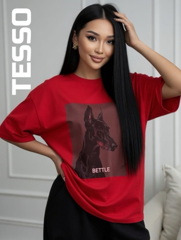 Футболка TESSO красный