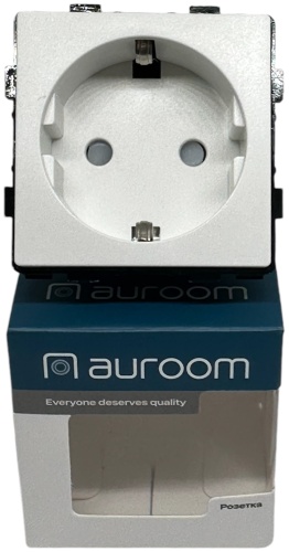 Розетка Auroom 120101, белый