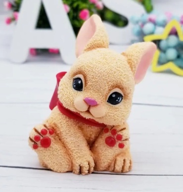 Силиконовый молд Chocolove Кролик с бантом PL