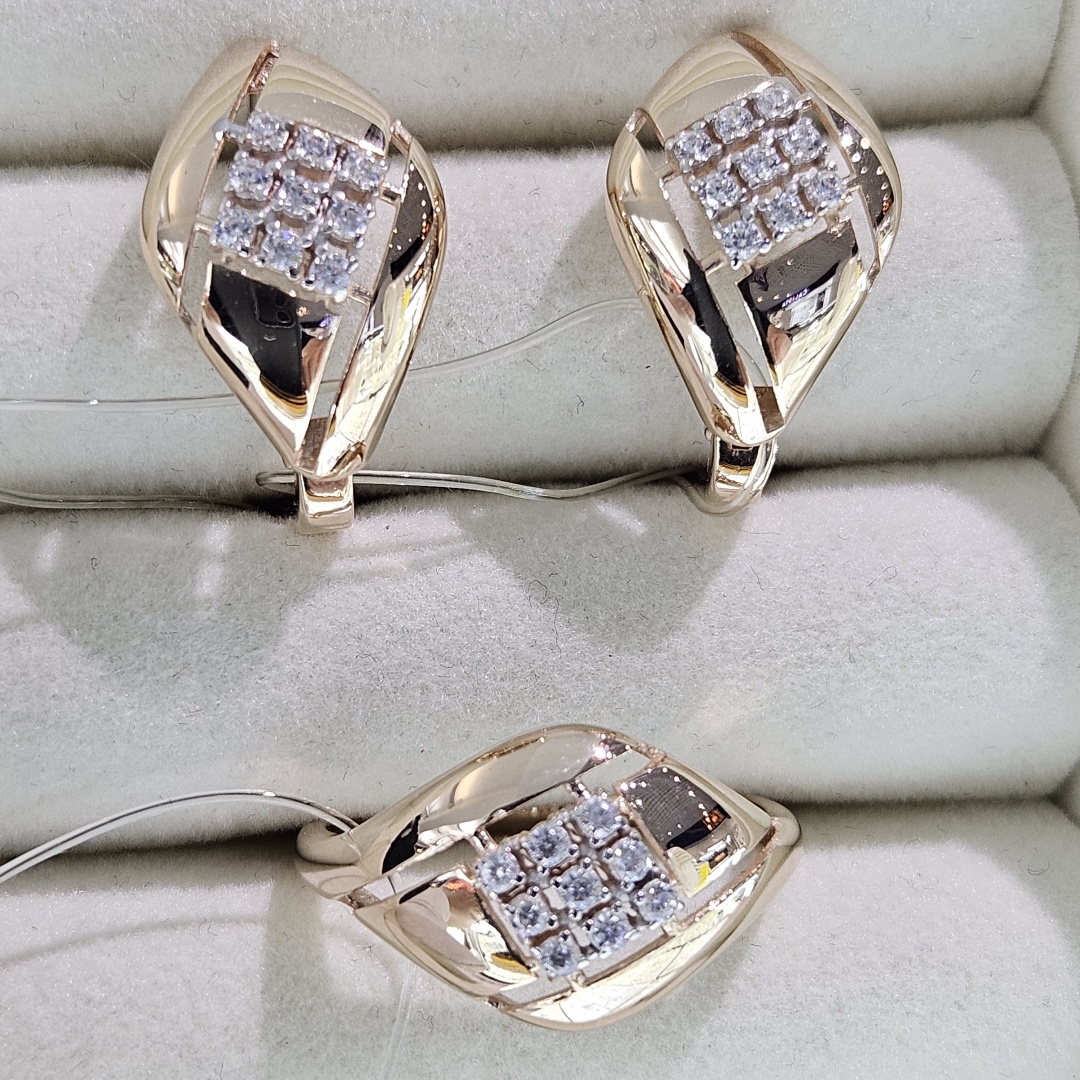 Gaukhar Jewelry GJ0881-S вес 6.48 г золото, фианит