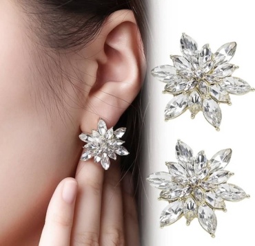 Серьги LAREY бижутерный сплав, стразы