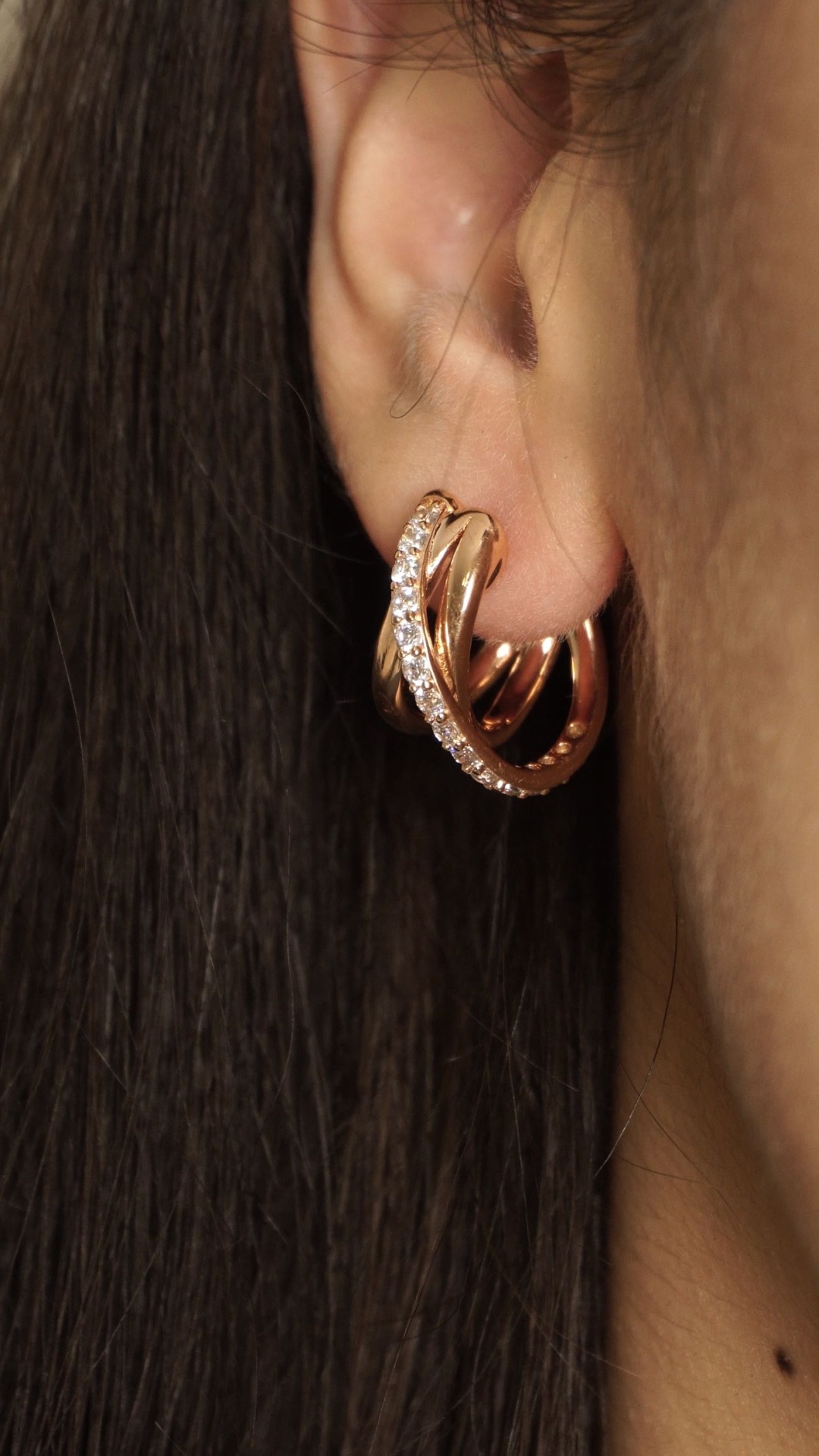 Серьги Bronzallure бронза, цирконий