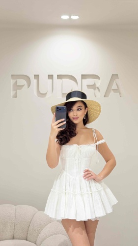 Сарафан Pudra_kz белый