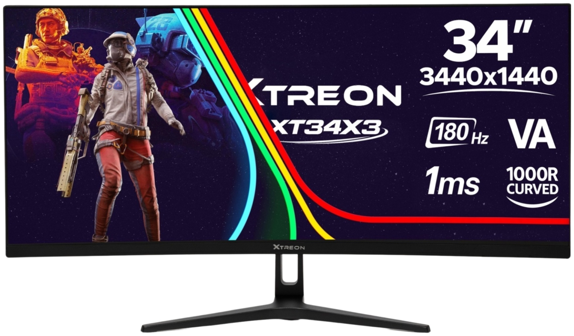 Монитор 34" XTREON XT34X3 черный