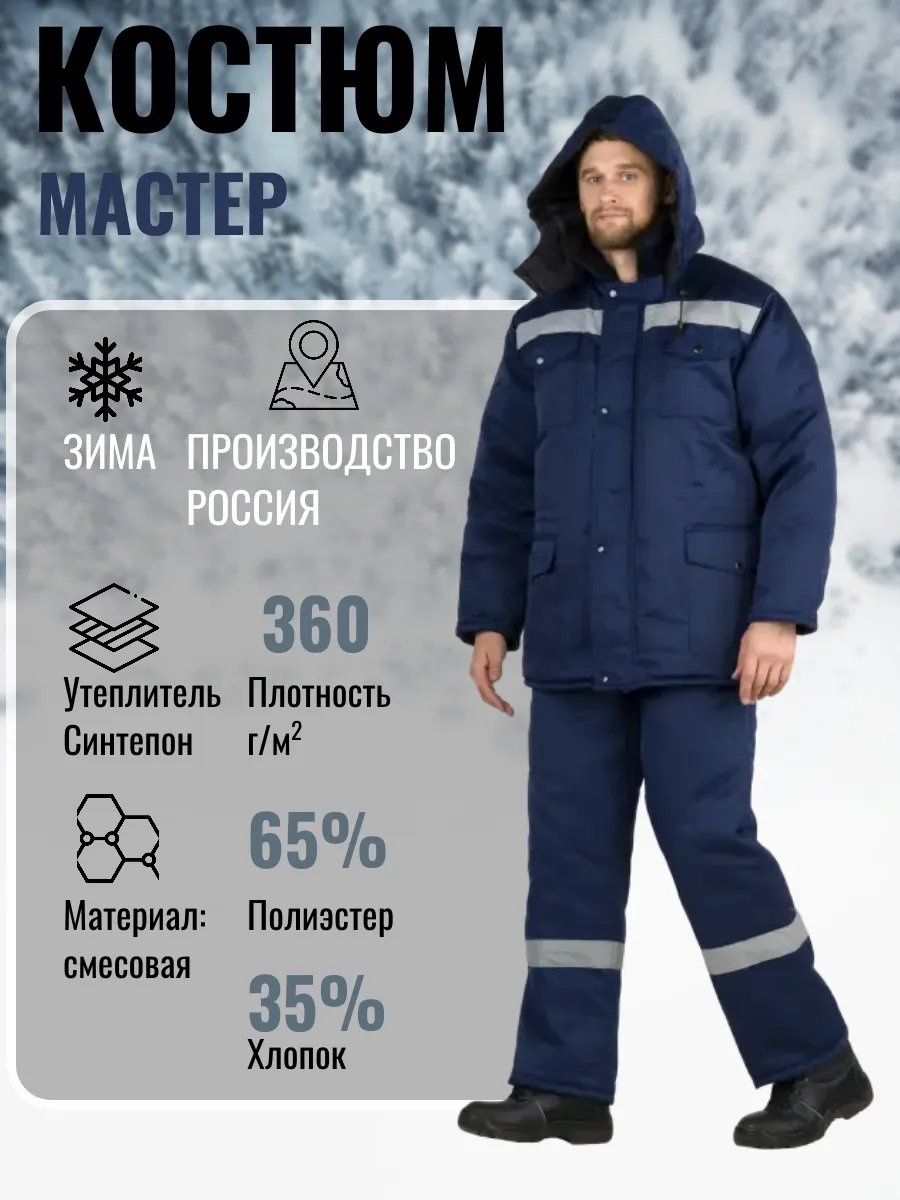 Спецодежда для мужчин синий