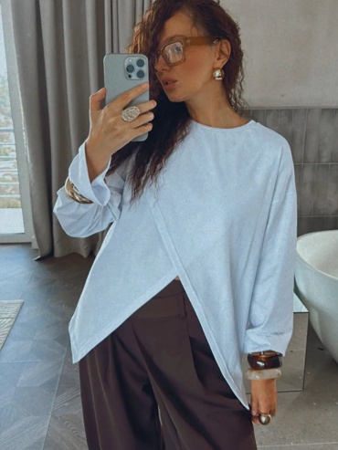 Лонгслив LENA NICHI белый