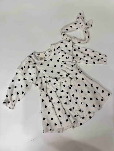 Повседневное платье Otto Baby Kids черный, белый