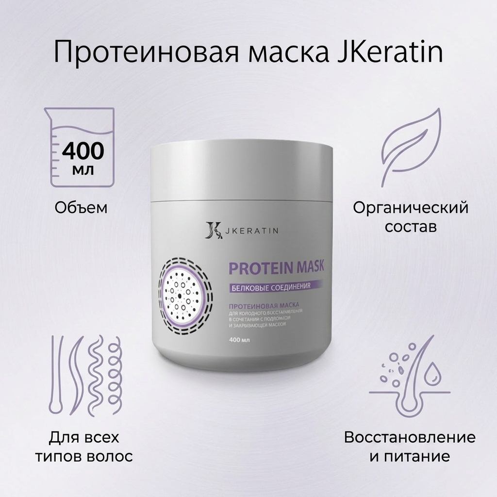 JKeratin маска Protein mask 400 мл