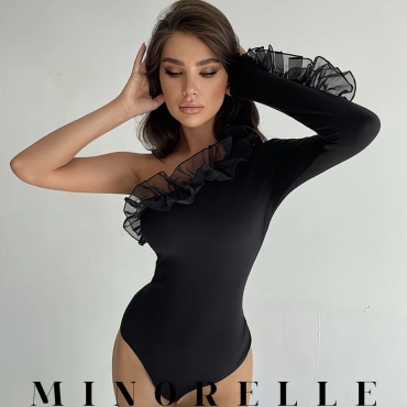 Боди-блузка MINORELLE черный